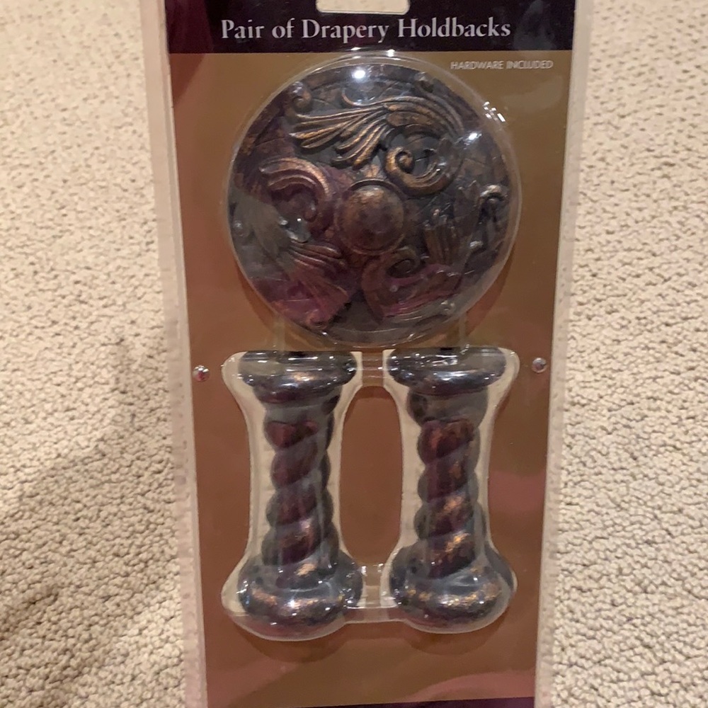 NWT Drapery Curtain Holdbacks